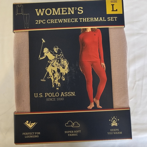 U.S. Polo Assn. Other - U.S. Polo Assn. Women's Red Thermal Set
